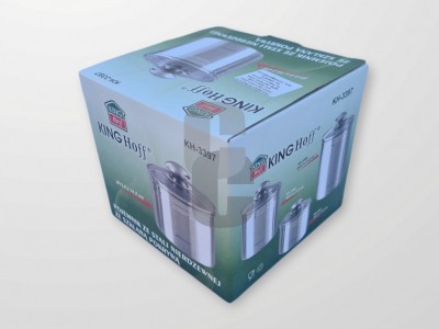 НОВИ ПРЕДЛОЖЕНИЯ Кутия за съхранение с капак неръждаема ф13.5-575мл